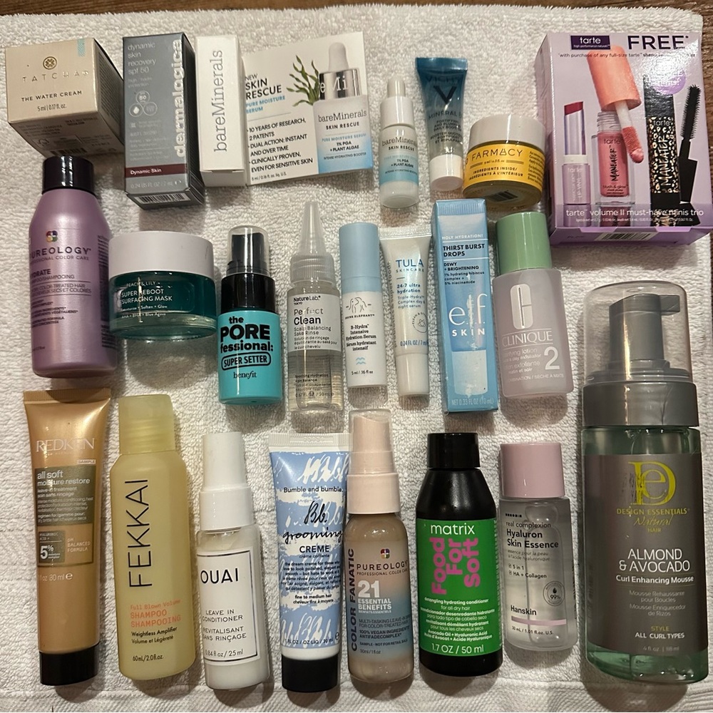 Makeup Sample Bundle with Benefit Belt Bag
